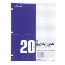 Graph Paper, White, 20-Ct.