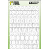 House Address Set, Self-Stick, White, 1-In. Numbers & Letters