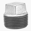 Pipe Fitting, Galvanized Plug, 1-1/4-In.