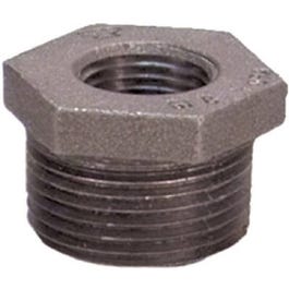 Pipe Fitting, Black Hex Reducing Bushing, 1/2 x 3/8-In.