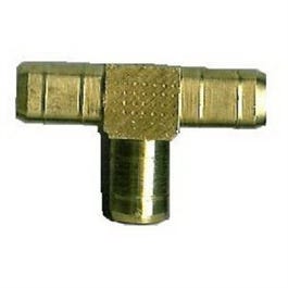 Hose Barb Tee, Brass, 1/8-In. ID