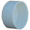 PVC DWV Cap, Schedule 30, 3-In.