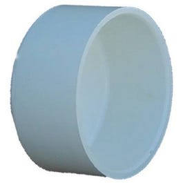 PVC DWV Cap, Schedule 30, 3-In.