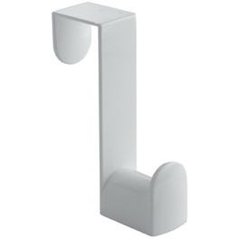 Over Door Hook & Valet, White ABS Plastic