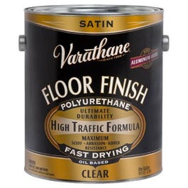 Polyurethane Floor Finish, Satin Oil-Base, 1-Gallon