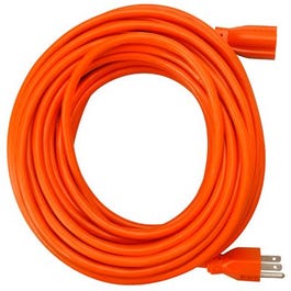 Extension Cord, 16/3, Orange, 50-Ft.