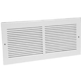 12 x 6-Inch White Sidewall Return Air Grille