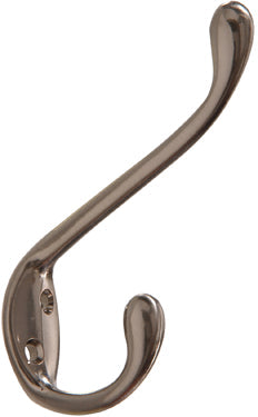 HEAVY DUTY SATIN NICKEL GARMENT HOOK