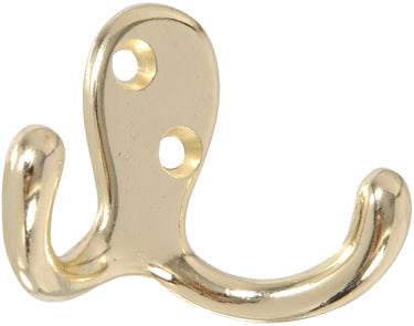 BRASS PLATED CLOTH HOOK