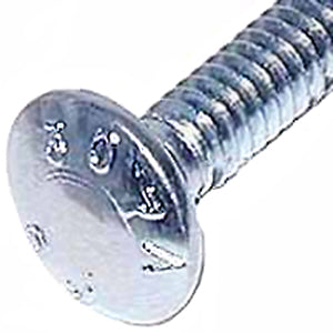 1/2X4 ZP CARRIAGE SCREWS NO NUTS