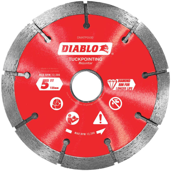 Diablo 5 In. Tuck Point Rim Dry/Wet Diamond Blade