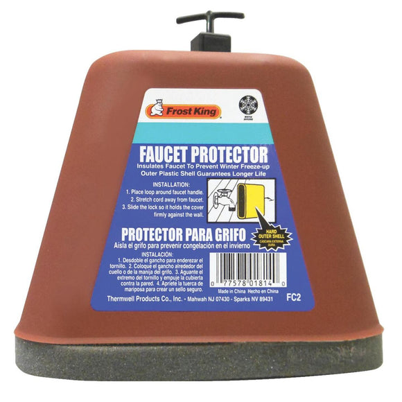 Frost King Plastic 6.5 In. Faucet Cover Freeze Protection