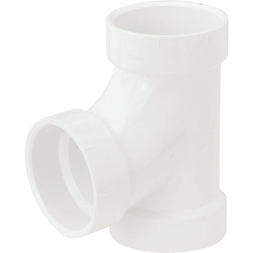 Charlotte Pipe 4 In. Schedule 40 Sanitary PVC Tee