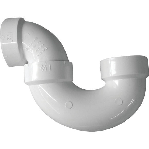 Charlotte Pipe 2 In. White PVC P-Trap