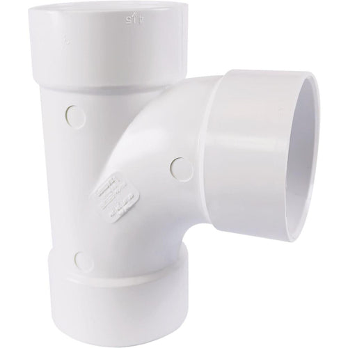 Charlotte Pipe 3 In. Schedule 30 Sanitary PVC Tee