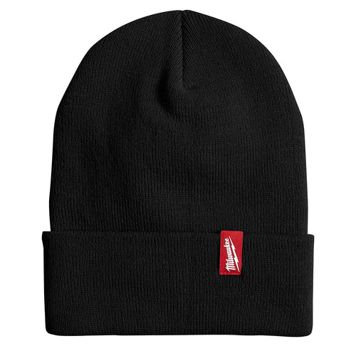 Acrylic Cuffed Beanie - Black